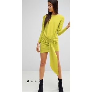 Miss guided Twist Front Mini dress